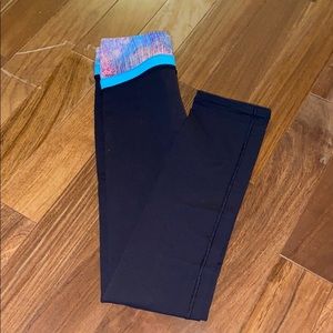 ivivva leggings w/ colorful band